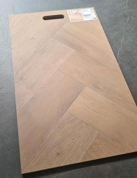 Visgraat en XL uitvoering PVC Vloer - TOPMERKEN RECHTSTREEKS, Bruin, 75 m² of meer, Overige typen, Nieuw