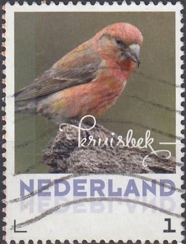 Nederland- Persoonlijke- Natuur- Vogels- Kruisbek- G, Verzenden, Na 1940, Gestempeld