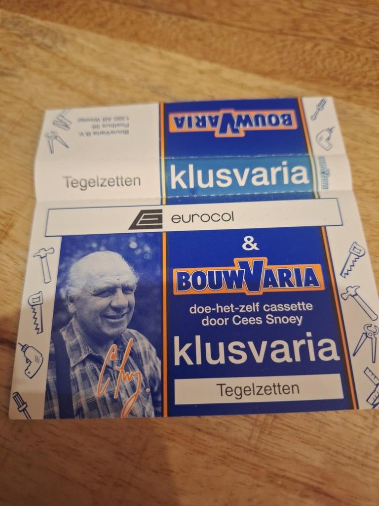 Bouwvaria Doe-het-zelf Cassette Tegelzetten - Cees Snoey, Ophalen of Verzenden, Zo goed als nieuw