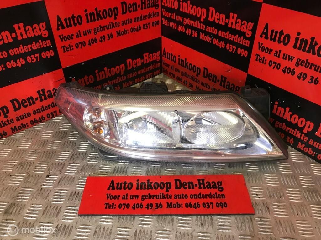Renault Laguna II ('01-'04) Koplamp Rechts H7 Origineel, Auto-onderdelen, Verlichting, Renault, Gebruikt, Ophalen of Verzenden