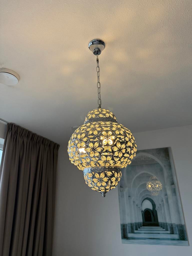 Set van 3 decoratieve lampen, Ophalen, Zo goed als nieuw, Mediterraans, Metaal