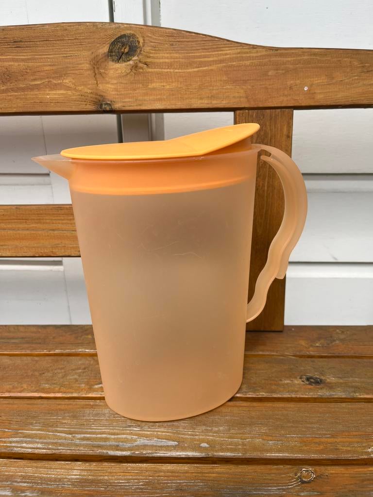 Tupperware sapkan waterkan schenkkan 2,1 liter oranje, Ophalen of Verzenden