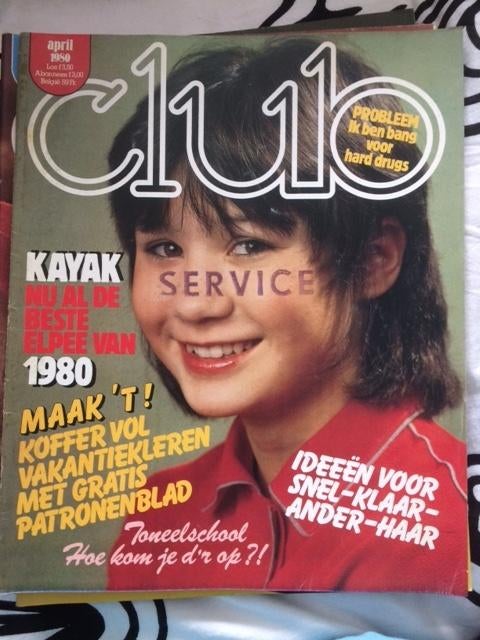 maandblad club april 1980, Ophalen of Verzenden, 1980 tot heden, Nederland, Tijdschrift
