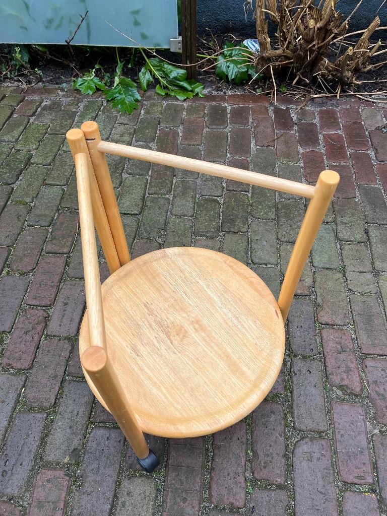 Deens Design Trolley bijzet tafeltje serveerwagen, Huis en Inrichting, Tafels | Bijzettafels, Ophalen, Minder dan 55 cm, Deens Danish Vintage