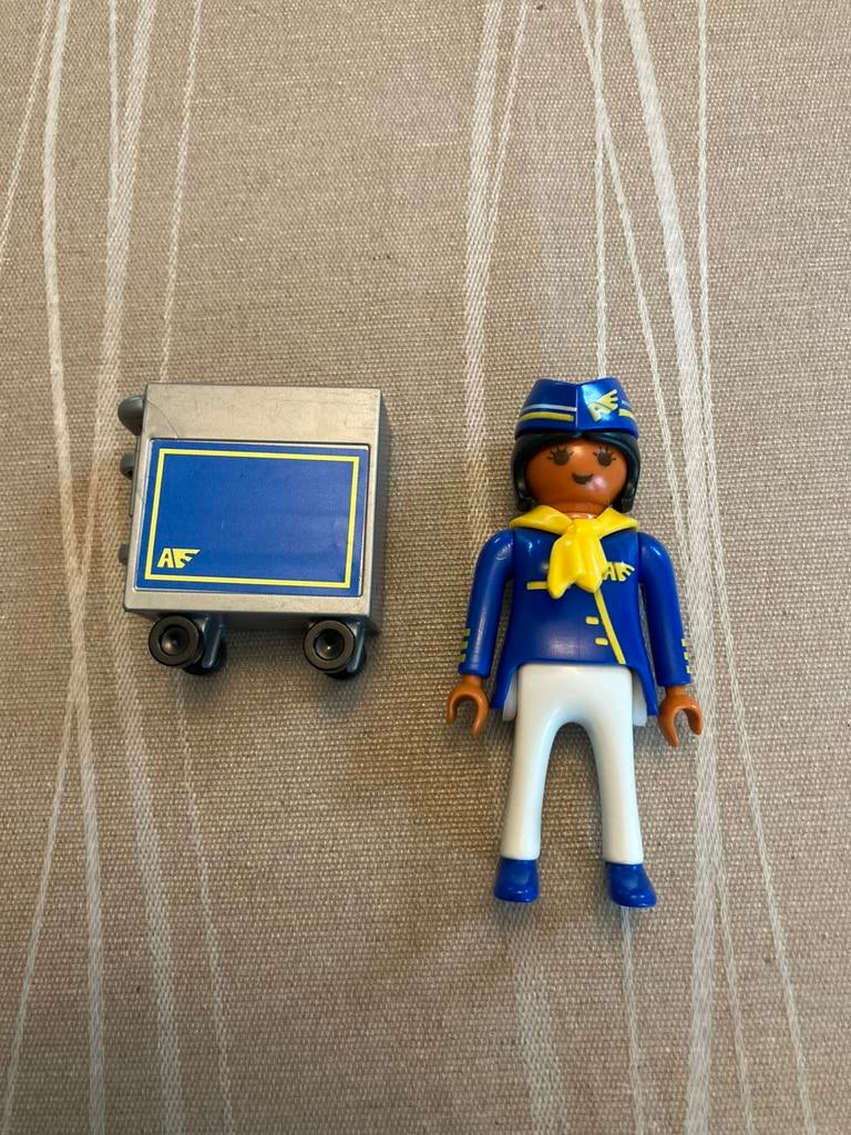 Playmobil stewardess, Ophalen of Verzenden, Zo goed als nieuw