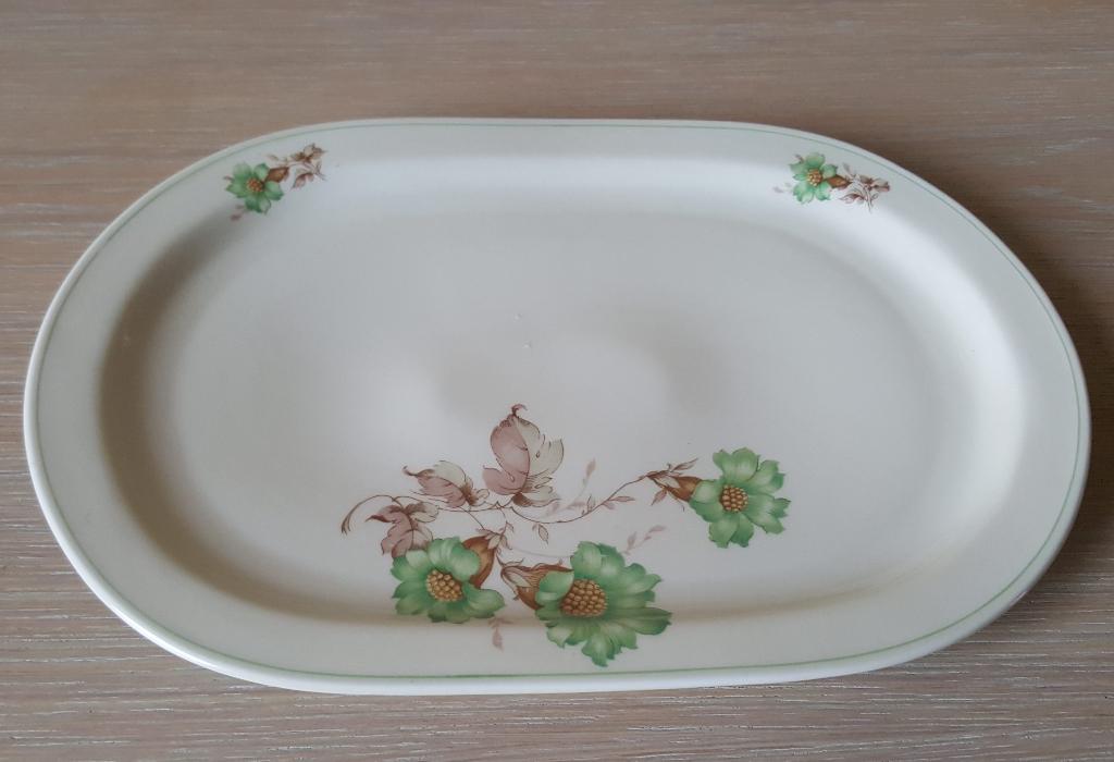 C.T. Tielsch Altwasser ovalen schotel (jaren 30), Antiek en Kunst, Ophalen of Verzenden