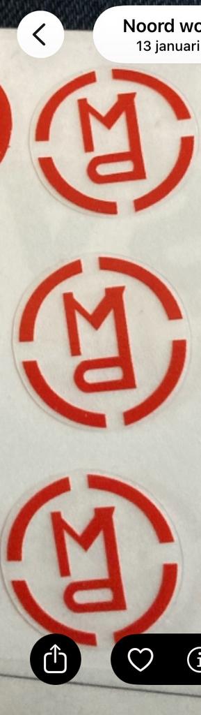 Decals  voor mullié kipper oud model  1:32, Ophalen of Verzenden, Zegels, Bonnen of Punten