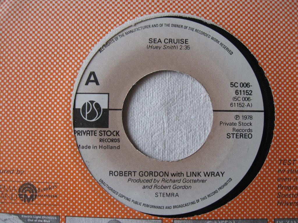 Robert Gordon with Link Wray, 7 inch, Single, Ophalen of Verzenden, Zo goed als nieuw