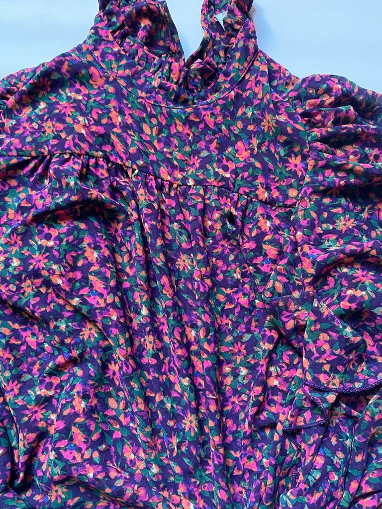 Loavies blouse met ruches - Maat S, Ophalen of Verzenden, Zo goed als nieuw, Maat 36 (S)