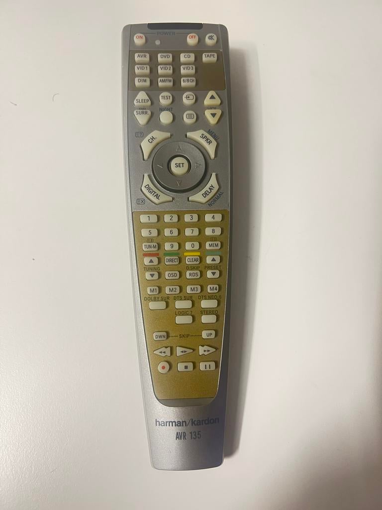 Harman/Kardon AVR 135 afstandsbediening, Ophalen of Verzenden, Gebruikt