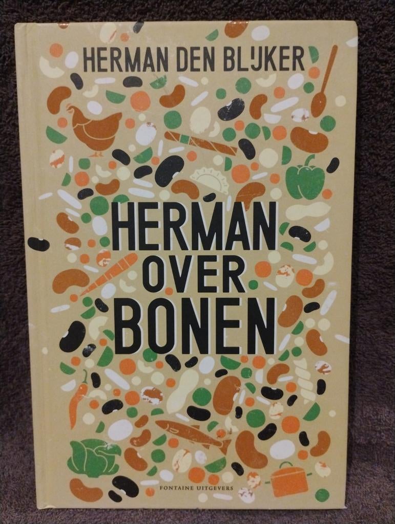 Herman over Bonen - Kookboek, Boeken, Herman den Blijker, Gezond koken, Hoofdgerechten, Ophalen of Verzenden