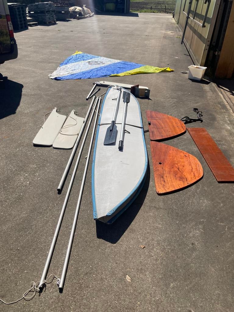 Bananaboot vouwboot zeilboot 3.25m, Ophalen, Gebruikt, Minder dan 15 m², Overige typen
