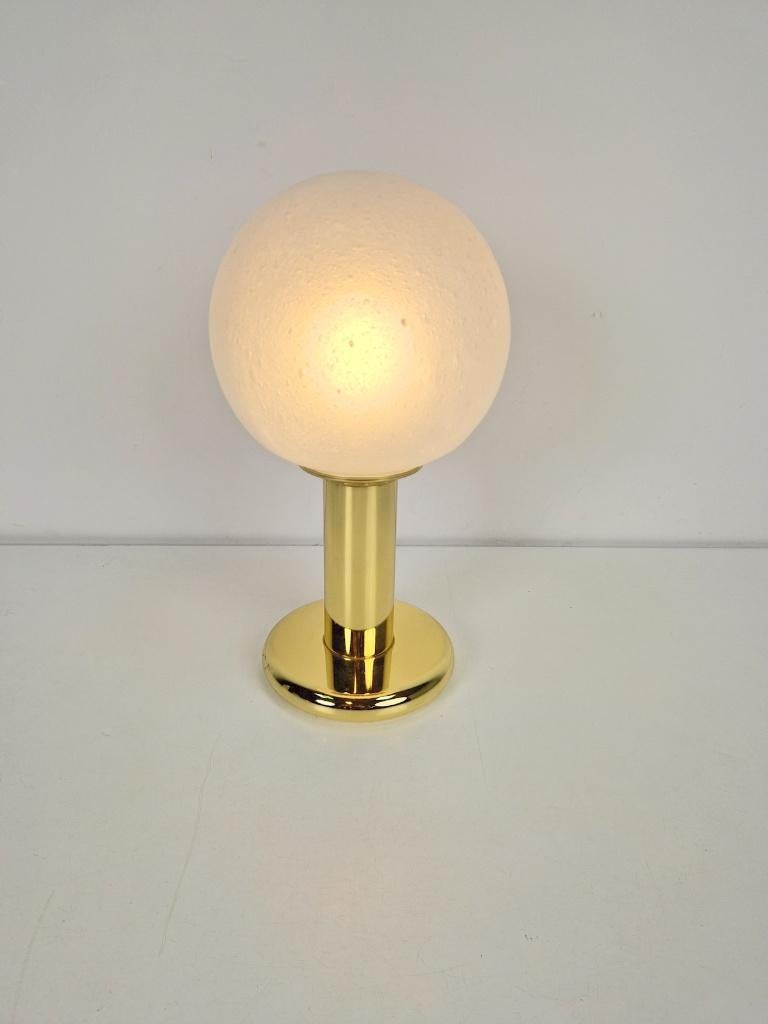 Vintage tafellamp targetti sankey bol messing italy ‘60, N, N, Vintage, Ophalen of Verzenden