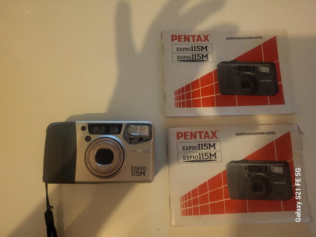 Pentax Espio 115M geen krassen, Audio, Tv en Foto, Fotocamera's Analoog, Ophalen of Verzenden, Zo goed als nieuw, Spiegelreflex