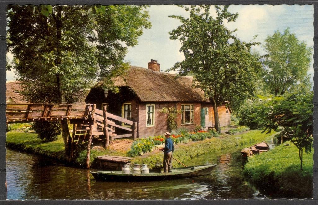 Giethoorn, Verzenden, 1960 tot 1980, Ongelopen, Overijssel