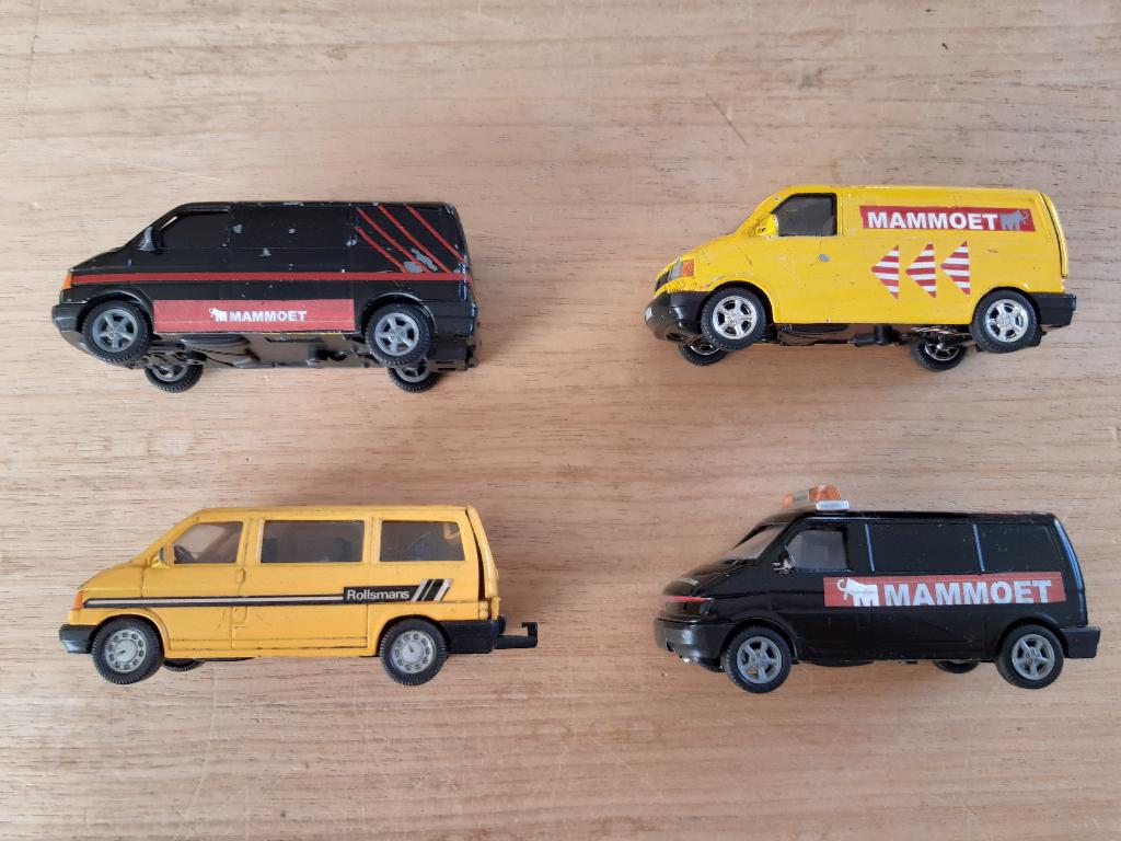 VW busjes Mammoet Transport Rollmans Hongwell 4 stuks, Ophalen of Verzenden, Gebruikt