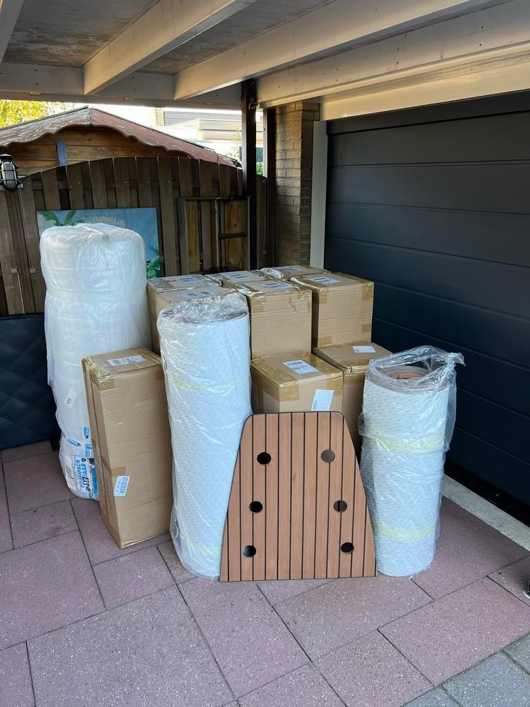 Teak foam | 2400x900x6mm | bootvloer | anti slip | 3M, Pvc, Ophalen of Verzenden, Zo goed als nieuw, Minder dan 2 meter