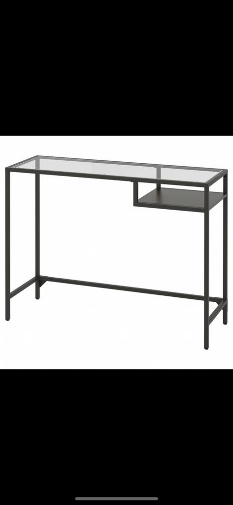 Ikea Vittsjo bijzettafel laptoptafel zwart, Ophalen, Zo goed als nieuw
