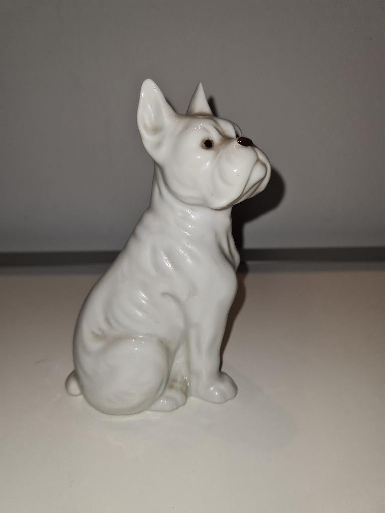 Vintage Boxer beeldje, Ophalen of Verzenden, Zo goed als nieuw, Dier