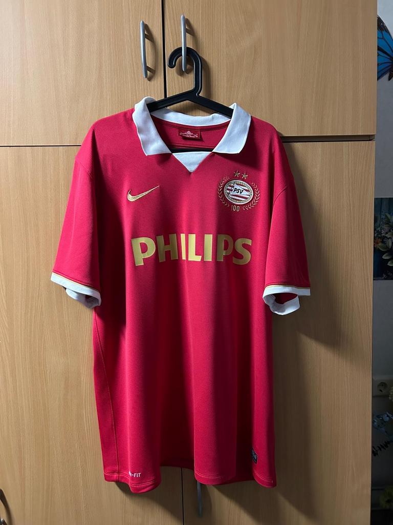 Rode PSV 100 jaar voetbalshirt Memphis Depay maat XXL, Ophalen of Verzenden, Zo goed als nieuw, PSV, Shirt