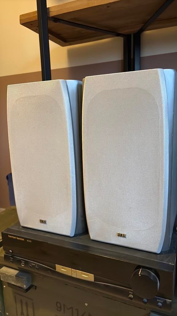 Elac BS 53 luidsprekers - met frontjes, Audio, Tv en Foto, Luidsprekers, Gebruikt, 60 tot 120 watt, Front, Rear of Stereo speakers