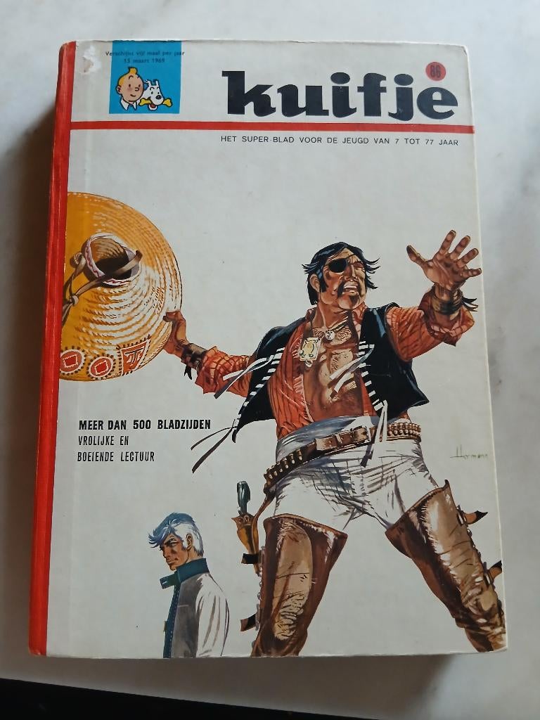 Kuifje Vlaamse weekblad bundel nr 86 HC ,1967 pracht staat!, Eén stripboek, Ophalen of Verzenden, Zo goed als nieuw