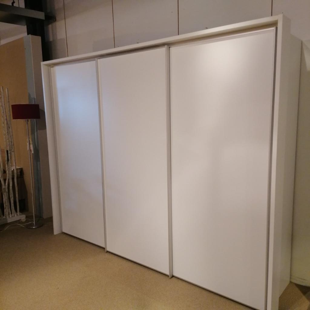 Tilders Zweefdeurkast Armadio 280 cm Wit, Ophalen, Met deur(en), 200 cm of meer, Eikenhout