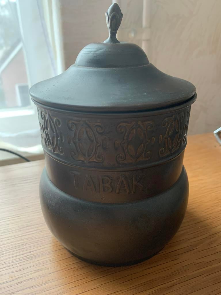 Tabakspot met deksel, Ophalen of Verzenden