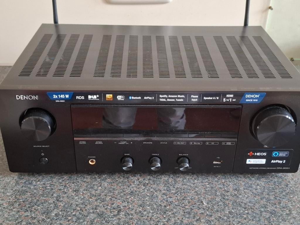 Denon DRA‑800H receiver zo goed als nieuw (2023), Ophalen, Denon, Zo goed als nieuw, 120 watt of meer
