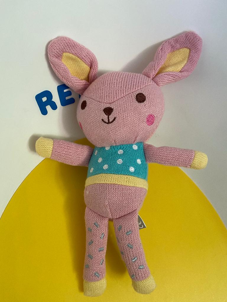 4098 blokker konijn roze, Kinderen en Baby's, Speelgoed | Knuffels en Pluche, Ophalen of Verzenden, Zo goed als nieuw, Overige typen