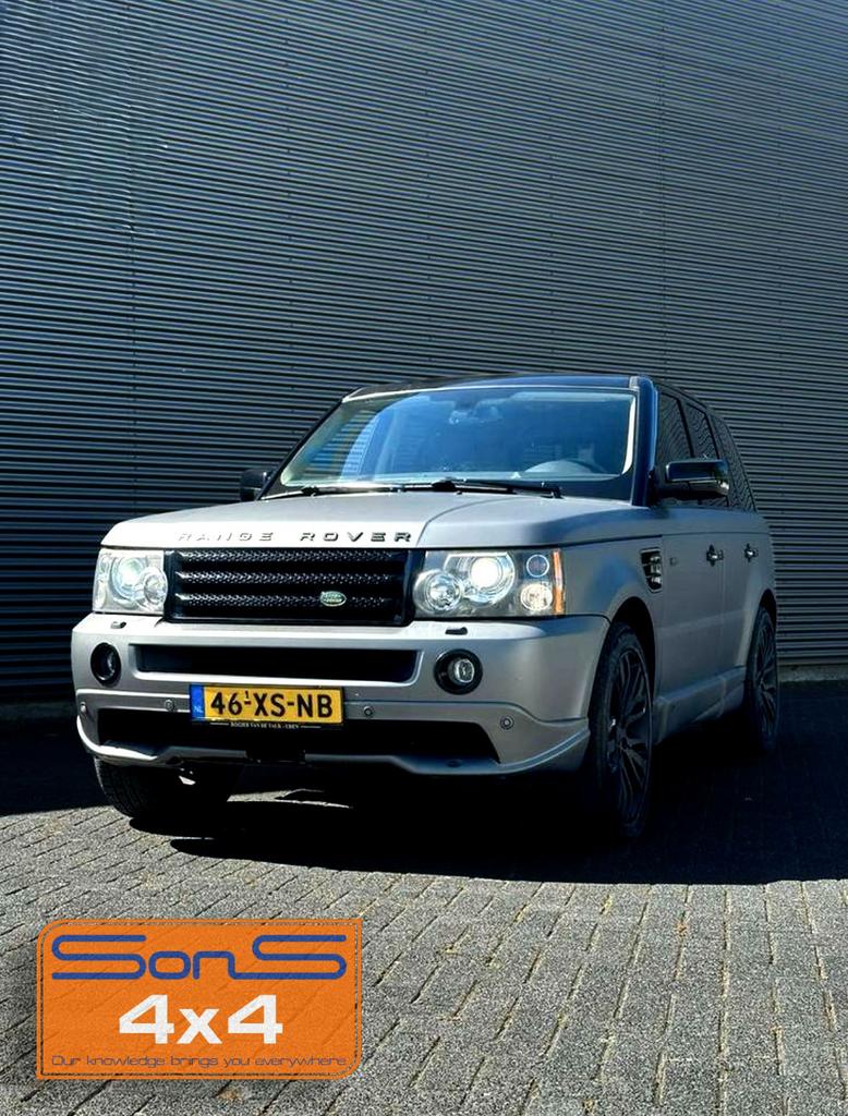 Stoere Range Rover Sport, Auto's, Land Rover, Automaat, 8 cilinders, 3628 cc, Zwart