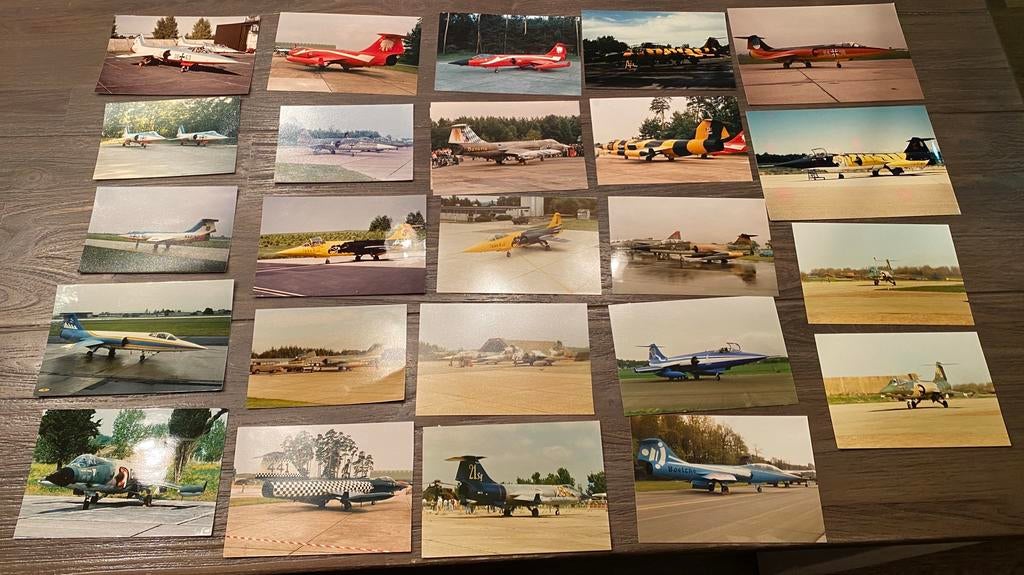 33x foto’s F-104G Starfighter, Verzamelen, Ophalen of Verzenden, Zo goed als nieuw, Kaart, Foto of Prent