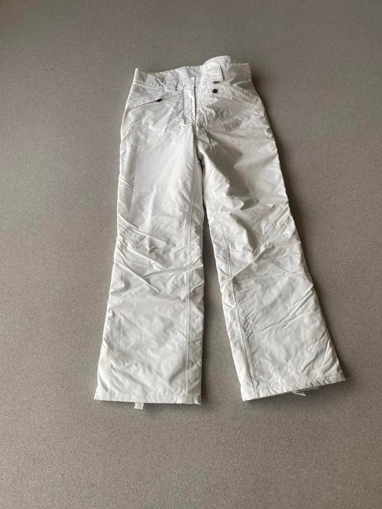 Witte/van het wit af skibroek maat 38, Kleding | Dames, Wintersportkleding, Ophalen of Verzenden, Zo goed als nieuw, Maat 38/40 (M)