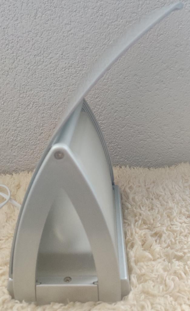 Tafellamp/bureaulamp zilverkleurige Prisma serie Tango, Ophalen, Zo goed als nieuw, Glas, Minder dan 50 cm