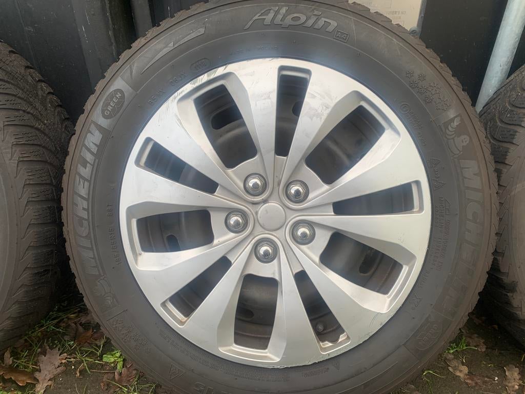 Winterwielen voor Peugeot 15”, Ophalen of Verzenden, Gebruikt