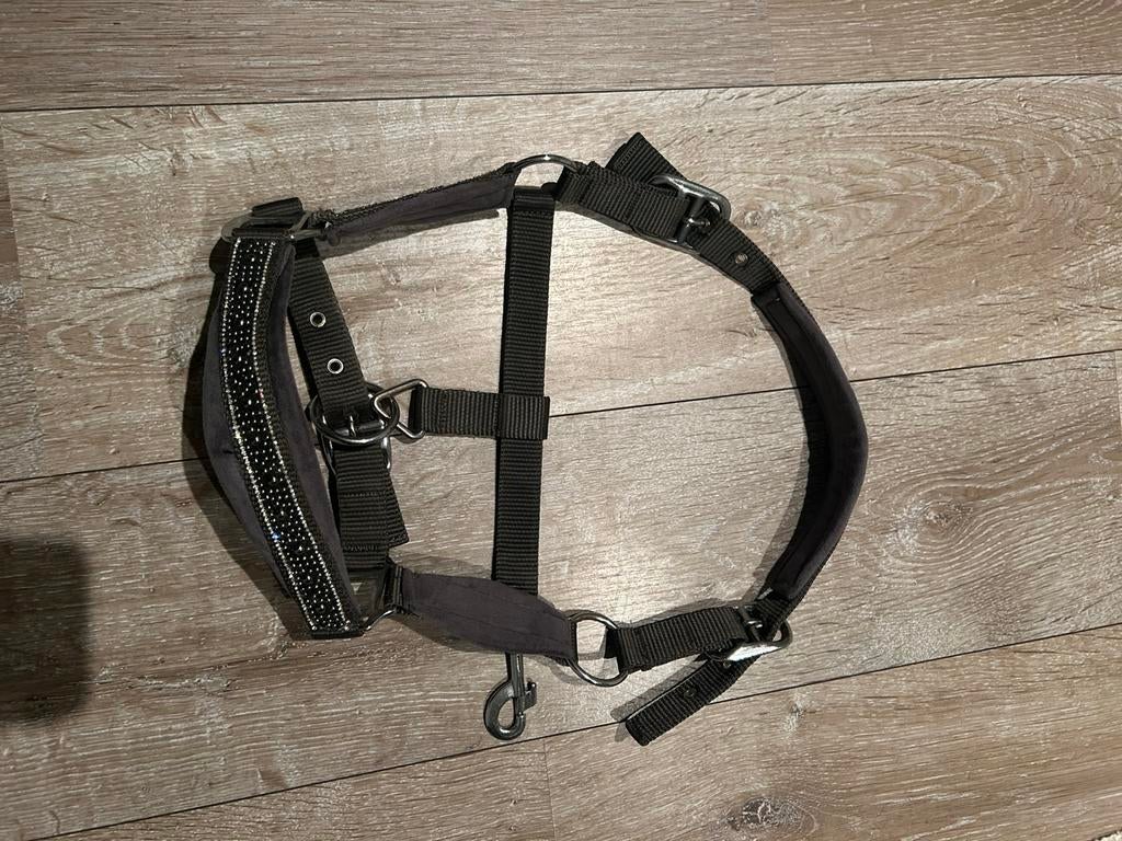 Halster shetlander/pony grijs met glitter, Ophalen of Verzenden, Zo goed als nieuw, Overige soorten