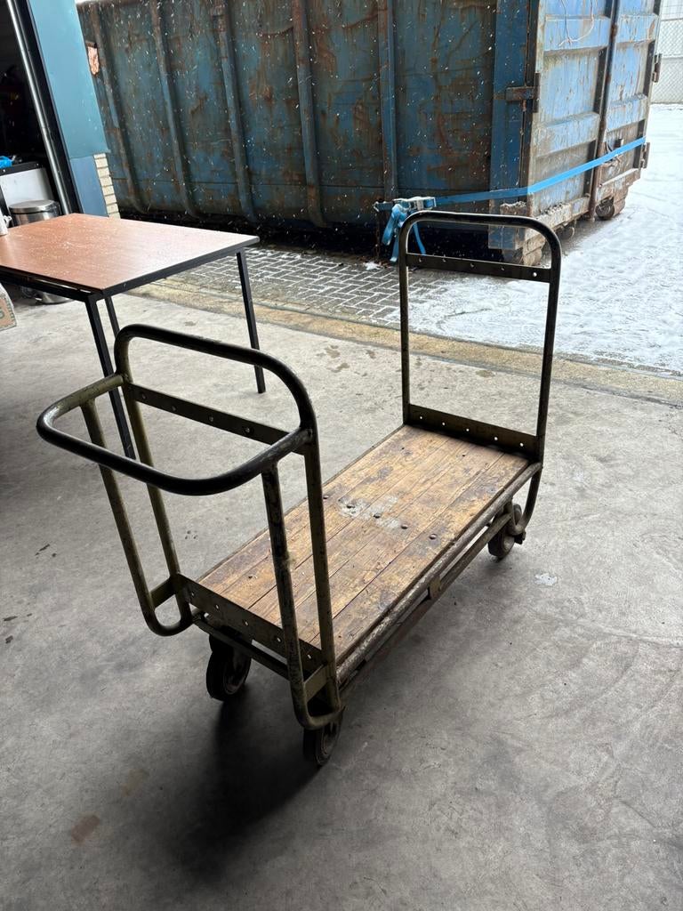 Vintage transportkar, 100 liter of meer, Ophalen of Verzenden, Zo goed als nieuw, Transportkar