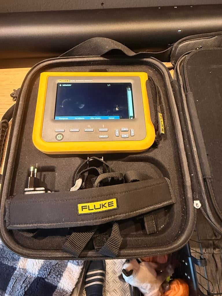 Fluke DS701 Videoscope met 2 probes en accessoires, Doe-het-zelf en Verbouw, Meetapparatuur, Gebruikt, Ophalen of Verzenden