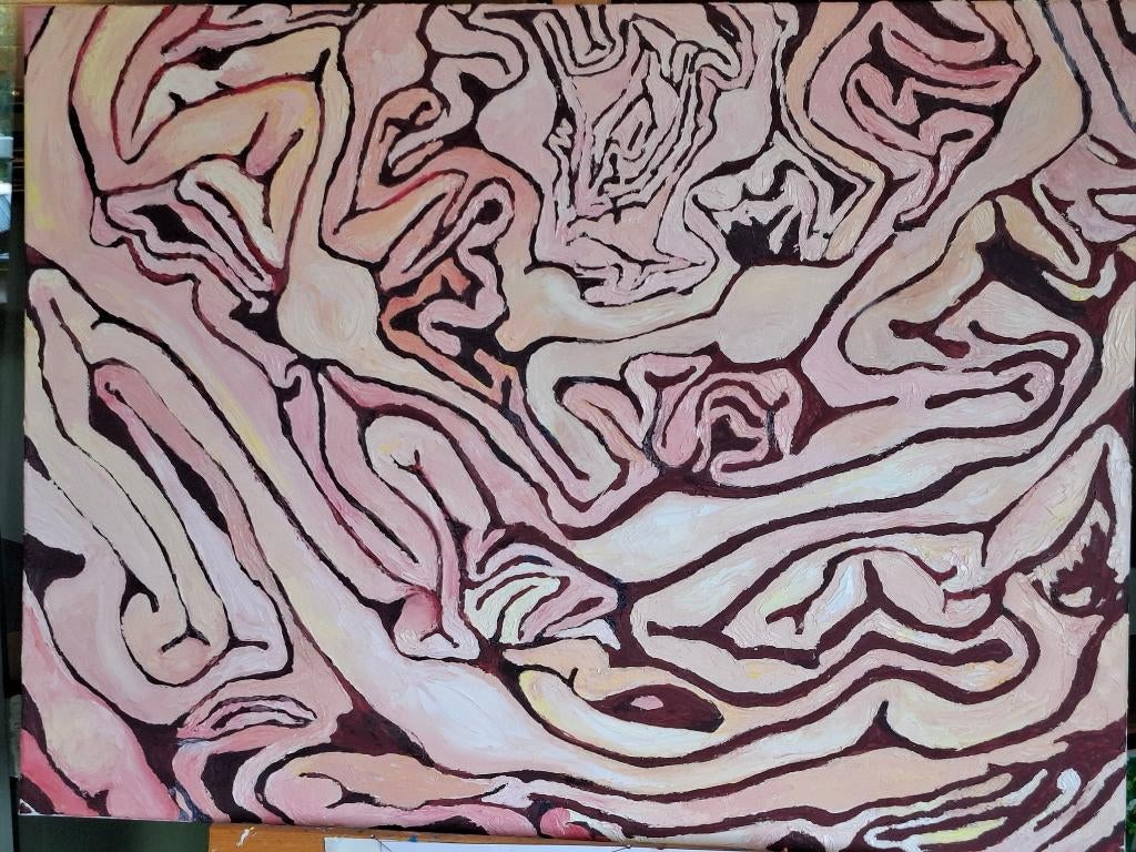 Rode Kool Schilderij, Ophalen