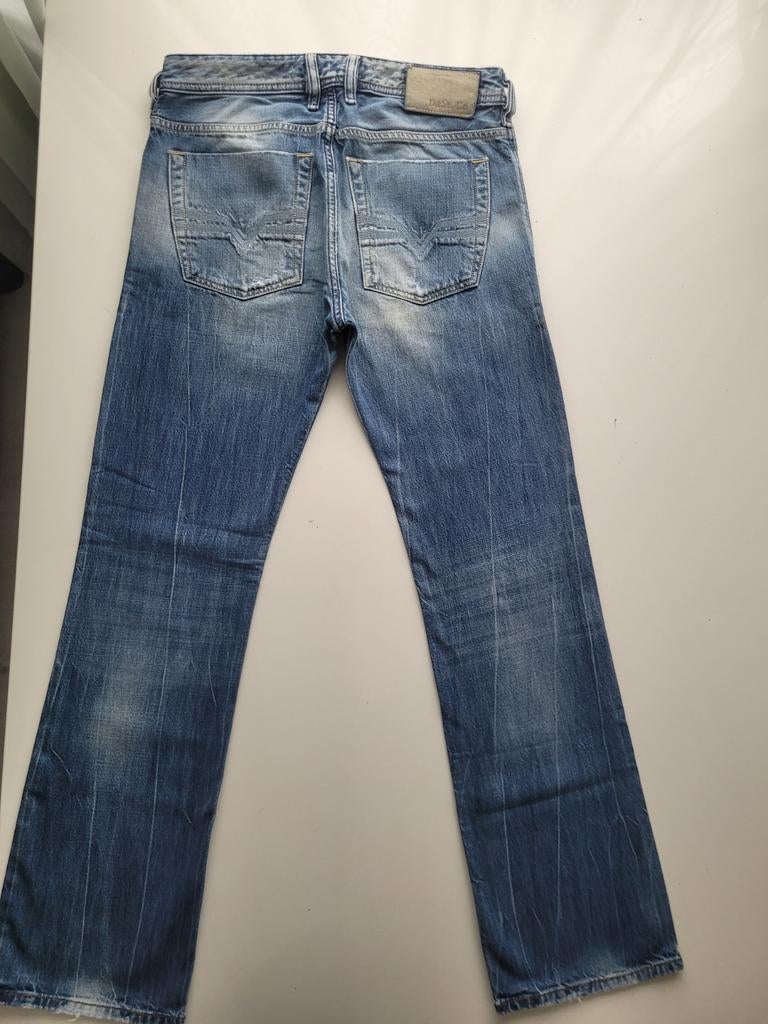 CLASSIC DIESEL ZATINY BOOTCUT DESTROY JEANS SIZE 29/32!!, Kleding | Heren, Diesel, Blauw, W32 (confectie 46) of kleiner, Ophalen of Verzenden