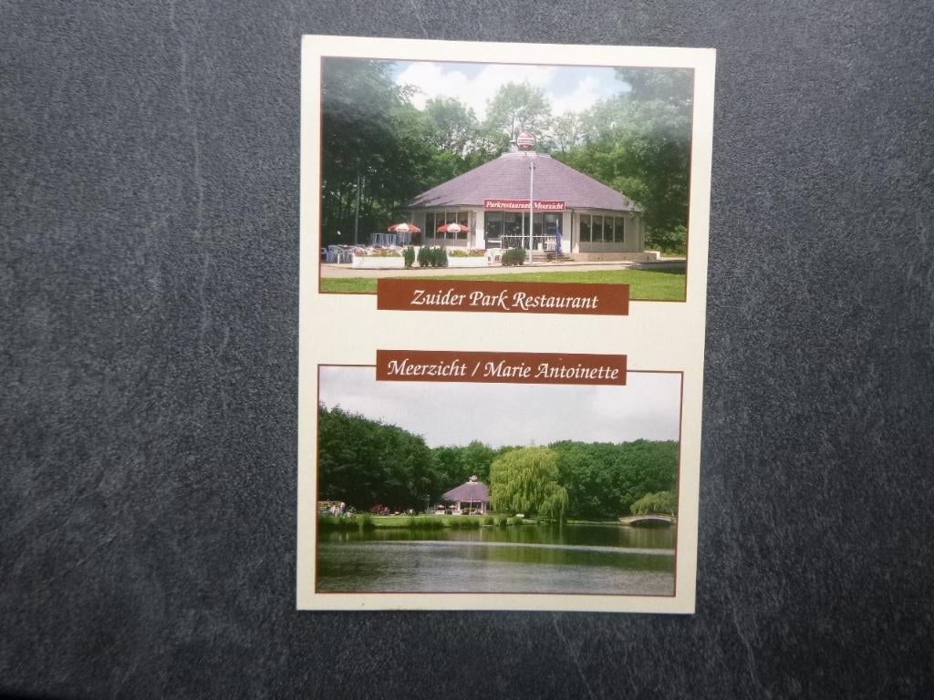 Rotterdam, Zuiderpark restaurant Meerzicht Marie Antoinette, Verzenden, 1980 tot heden, Ongelopen, Zuid-Holland