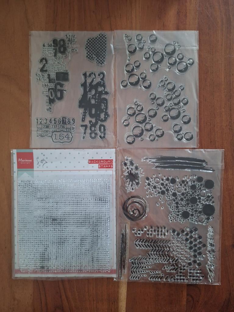 Marianne Design & Joy! Stempels - Kaarten Maken/Scrapbook, Hobby en Vrije tijd, Ophalen of Verzenden, Zo goed als nieuw, Clearstamp