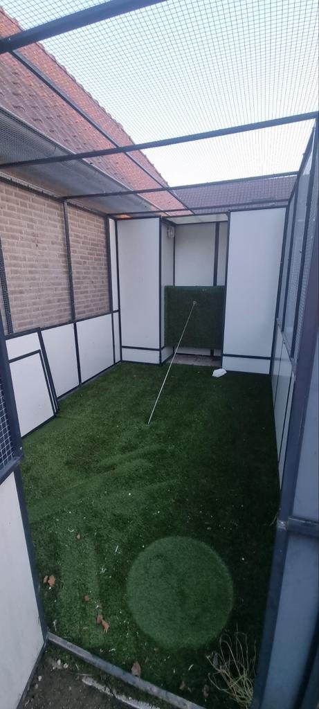 Roofvogel kooi/voliere, Dieren en Toebehoren, Ophalen, Gebruikt, Aluminium, Volière