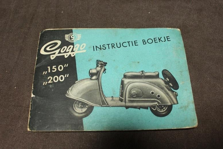 GOGGO 150 200 scooter instructie boekje, Ophalen of Verzenden, Overige merken
