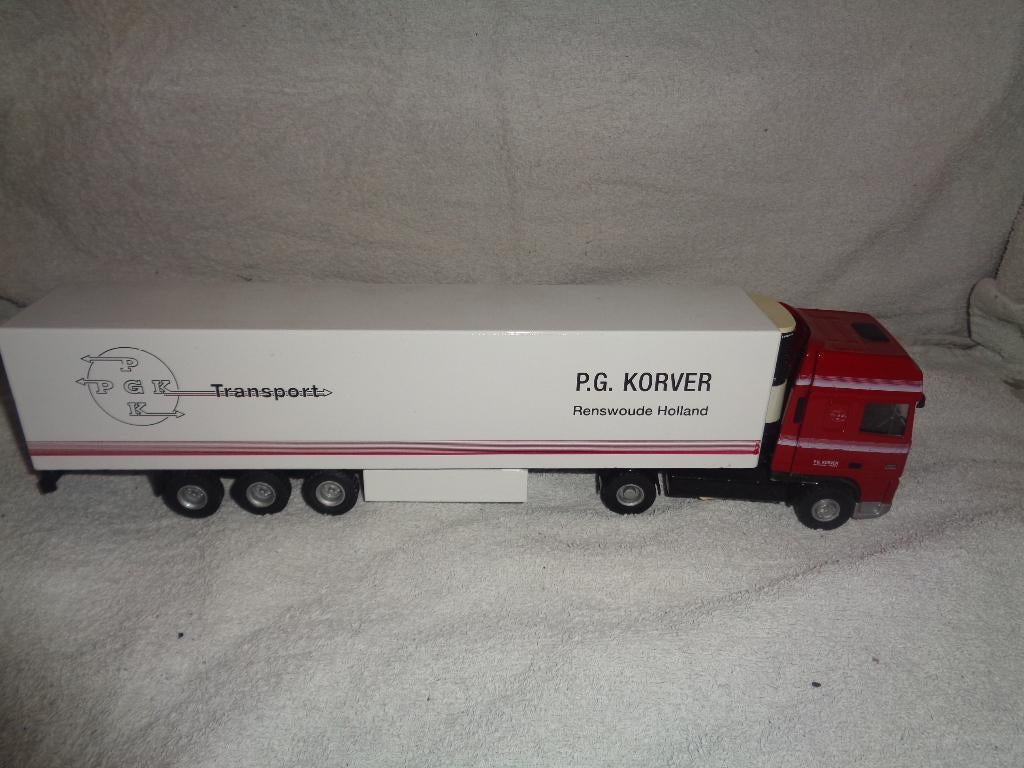 Lion toys Daf XF SSC P.G. KORVER Renswoude, Verzenden, Zo goed als nieuw, Bus of Vrachtwagen, Lion Toys