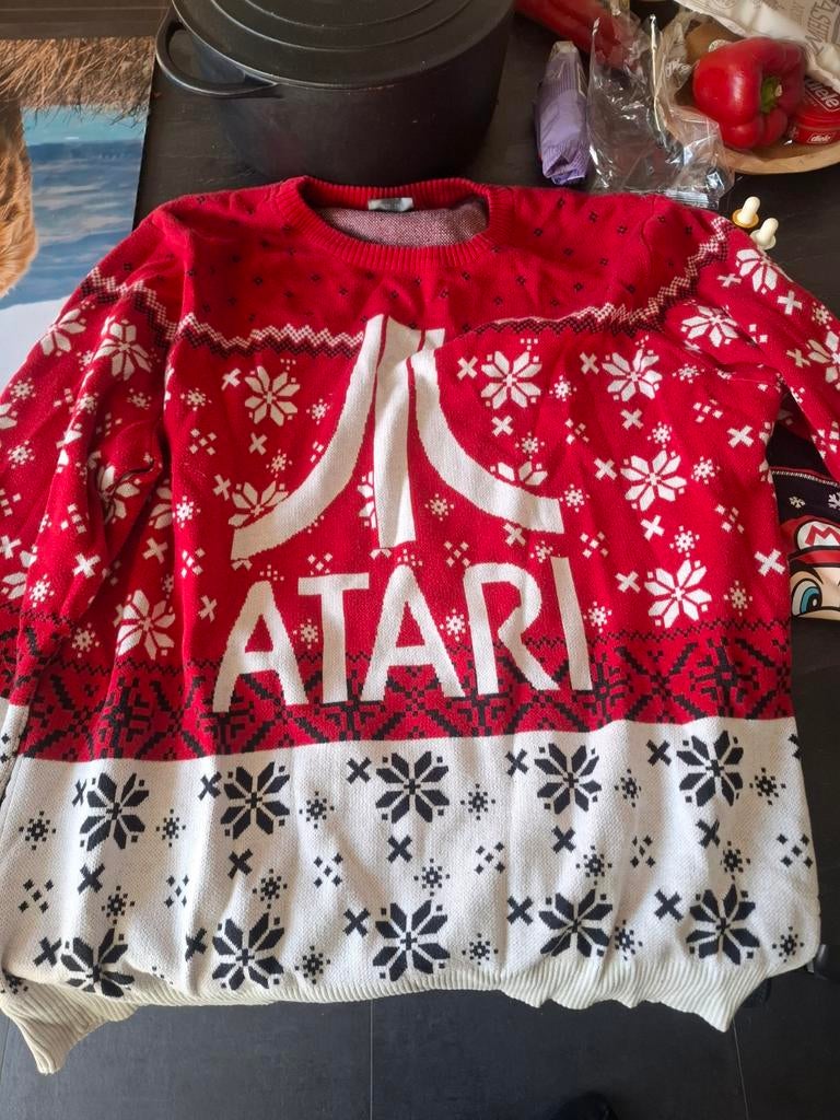 Atari Kersttrui XXL & Mario Kerst Shirt, Kerstmis of Sinterklaas, Atari/Mario, Overige maten, Ophalen of Verzenden