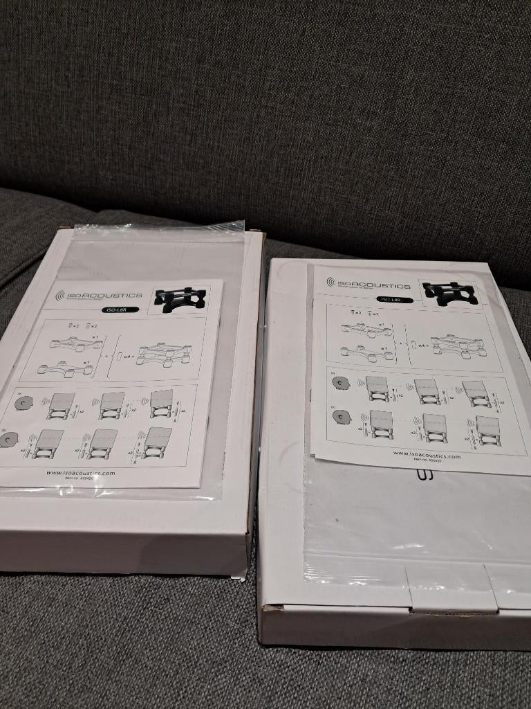 ISOAcoustic DynAudio Speakerstands 2x ISO-L8R NIEUW INGEPAKT, Overige merken, Overige typen, Nieuw, Ophalen of Verzenden
