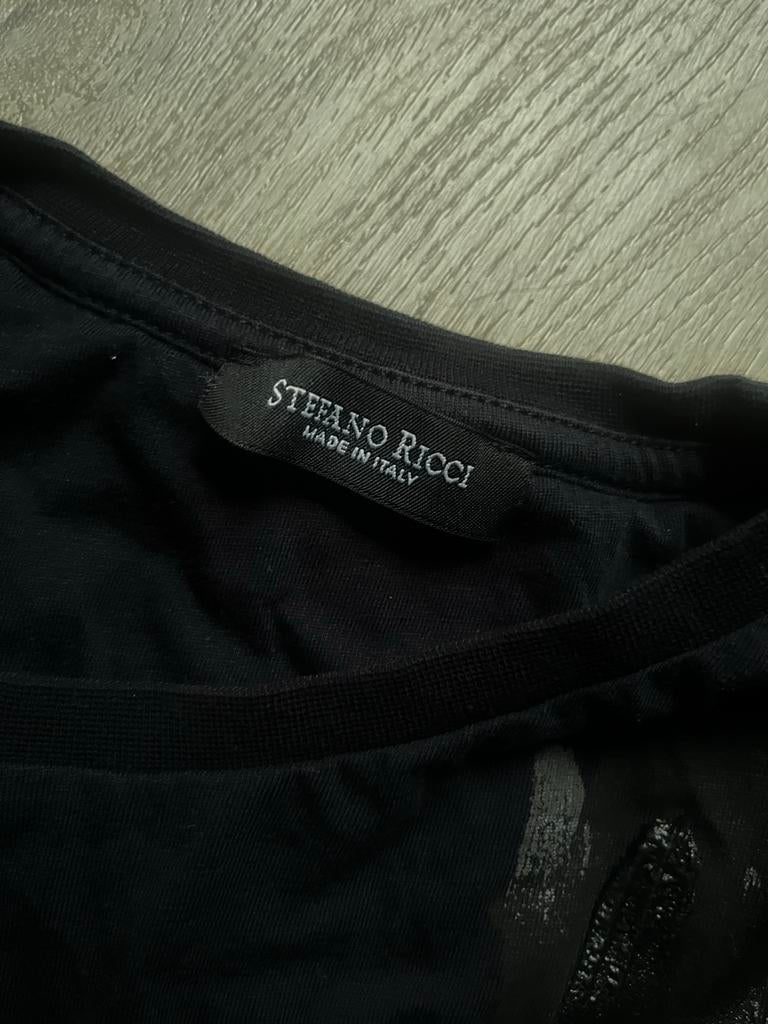 Stefano Ricci Heren T-shirt, Ophalen of Verzenden, Gedragen, Maat 48/50 (M), Zwart