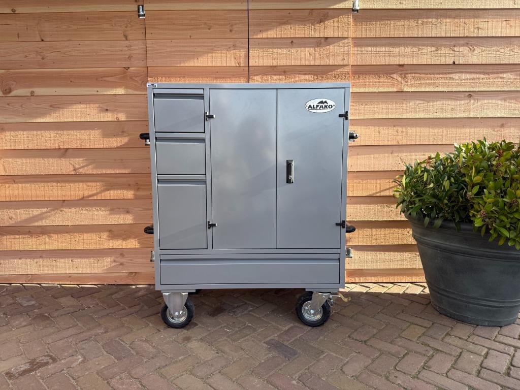 MIDI 200 ZILVER saddle box Alfako Concourskast | zadelkast, Ophalen, Nieuw, Overige soorten