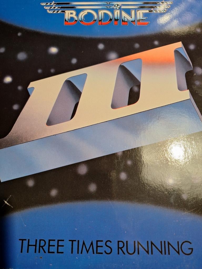 Bodine: Three times running lp, Cd's en Dvd's, Verzenden, Gebruikt